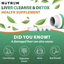 Liver Cleanse and Detox Health Support Supplement by Nutrum, Vegan Liver Formula, Natural Herbal Liver Renewal with Vitamin C, Milk Thistle, Support for Bad Breath, Acne, Low Energy, 60 Capsules 3