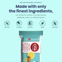 Step One Foods Lemon Almond Bar, Heart Healthy Snack Plant Sterols, Omega 3's High Fiber Snack Gluten & Dairy Free, Vegan, Zero Sodium, Granola Bars (12 Pack) 6