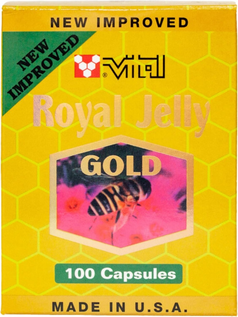 New Improved Super Extra Gold Royal Jelly 200 Capsules 2000mg 2