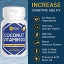 NATURAL STACKS Vitamin D 5000 IU Supplement - with Coconut Oil for Optimal Absorption - Vitamin D Pills for Immunity & Cell Growth - D3 125mcg Cholecalciferol Supplement - 30 D3 Servings 4