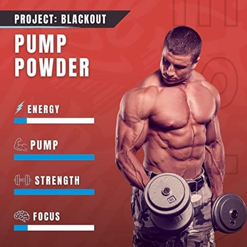 Ryse Project: Blackout Pump Powder | Pump, Power, Endure | Betaine Anhydrous & NO3-T Nitrate Formula for Max Pump | 25 Servings (Electric Lemonade) 5