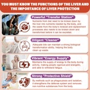 Milk Thistle Liver Detox Gummies, 18-IN-1 Liver Cleanse Detox & Repair Supplement with Berberine, Chicory Root, Turmeric, Artichoke, Dandelion Root, Chanca Piedra, Vitamins B6 B12-Sugar Free,Pack of 2 5