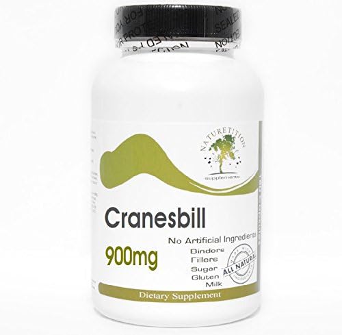 Cranesbill 900mg ~ 180 Capsules - No Additives ~ Naturetition Supplements 2