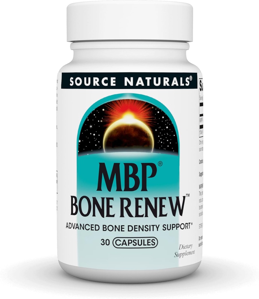 Source Naturals MBP Bone Renew - Milk Protein for Advanced Density Support - 30 Capsules 2