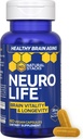 NATURAL STACKS Lions Mane+ Mushroom + NeuroLife Supplement Bundle - Supports Memory, Vitality & Longevity - 120 Total Capsules 4