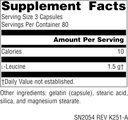 Source Naturals L-Leucine, Energy Support*, A Free Form Essential Amino Acid Supplement for Energy Support - 240 Capsules 3