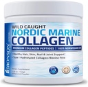 Bronson Marine Collagen Peptides Hydrolyzed Protein Powder + Ultra Biotin 10,000 Mcg Hair Skin and Nails Supplement 4