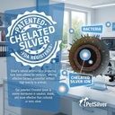 PetSilver Immune Support - Promotes Respiratory Health in Cats & Dogs, Sinus & Kennel Cough Treatment, Natural Antibiotic, Allergy Relief, Chelated Silver Formula, Easy-to-Use Dropper, USA - 2 fl oz 5