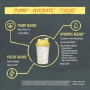 Pre Workout Powder Energy Drink Non-Stim & Caffeine Free | Vegan Plant-Based Supplement | Pump Hydrate Focus Endurance & Strength Builder | Yuzu Mango Flavored 30 Serving Active Preworkout 5