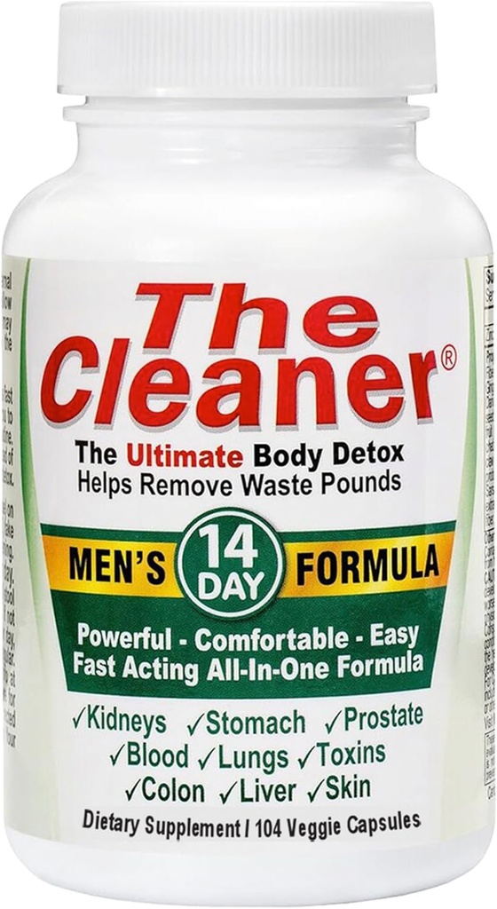 Century Systems The Cleaner Detox, Powerful 14-Day Complete Internal Cleansing Formula for Men, Support Digestive Health, 104 Vegetarian Capsules 2