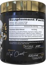 Insane Labz Psychotic Gold, High Stimulant Pre Workout Powder, Extreme Lasting Energy, Pumps and Endurance with Beta Alanine, DMAE Bitartrate, NO Booster (60 Servings, Fruit Punch) 3