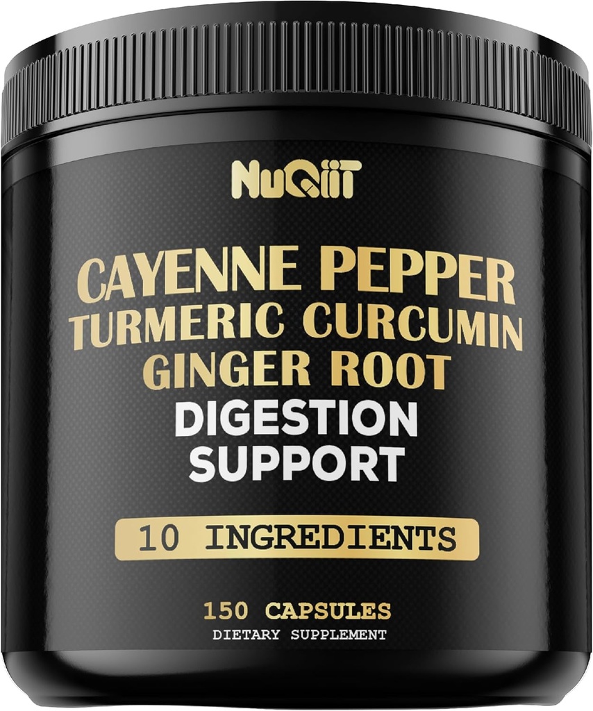 Cayenne Pepper Capsules with Turmeric Curcumin Root, Ginger Root, Berberine HCl & More - Support Immune System, Digestion, Joint Health & Heart Health - 150 Capsules 2