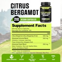 Citrus Bergamot with Olive Leaf, Hawthorn Berry & More - Combined Formula for Circulatory Health, Protective Function, Skin Health - 210 Capsules - 105 Day 6