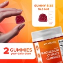 Vitamatic Magnesium Citrate Gummies 600mg per Serving - 240 Vegan Gummies - Natural Raspberry Flavor - High Absorption Magnesium Supplement - Supports Nerve, Bone and Muscle Health 4