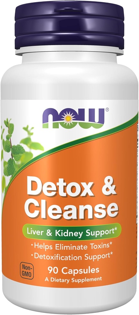NOW Supplements, Detox and Cleanse, 90 Veg Capsules, Liver and Kidney Support* 2