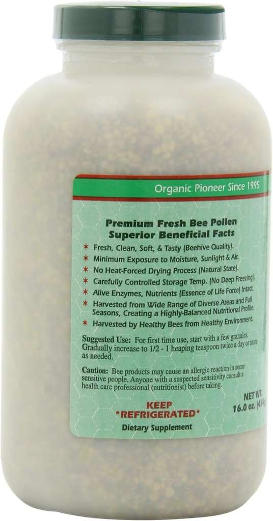 Fresh Bee Pollen Whole Granules - 16 oz. - Granules 6
