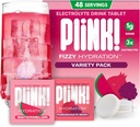 Plink! Fizzy Electrolyte Drink Tablets for Daily Hydration - 48ct Electrolyte Tablets + Sodium, Potassium, Magnesium, Low-Calorie, Low-Sugar Keto Electrolytes Powder Hydration Packets Water Flavoring 2