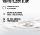 Sovereign Silver Immune Support - Colloidal Silver, Bio-Active Silver Hydrosol, 10 ppm, Liquid Twist Top, 64 Fl Oz, (1,892 mL) 6