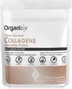 Organixx Collagen Peptides Powder with Vitamin C, Types I, II, III, V, X Hydrolyzed Collagen, Hair, Nail, Skin, Bone & Joint Health, Aging Support, Clean Sourced, Gluten Free, Unflavored, 15 Servings 2