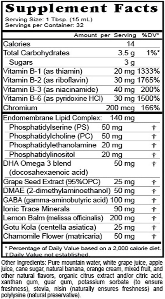 Buried Treasure - Added Attention - Childrens Learning Support 16 oz - 3 Pack 3