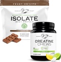 Muscle Feast Isolate + Creatine Candy Bundle: 1 Whey Protein Isolate (Chocolate, 5lb) + 1 Creatine Candy (Lemon Lime, 360) | Premium Supplements, Vegetarian, Gluten Free 2