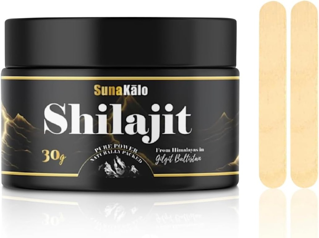 Pure Himalayan Organic Shilajit Resin - Gold Grade, 100% Shilajit Supplement with 85+ Trace Minerals, Energy & Immune Support | Natural Source of Fulvic Acid +86% & Humic Acid +10% 2