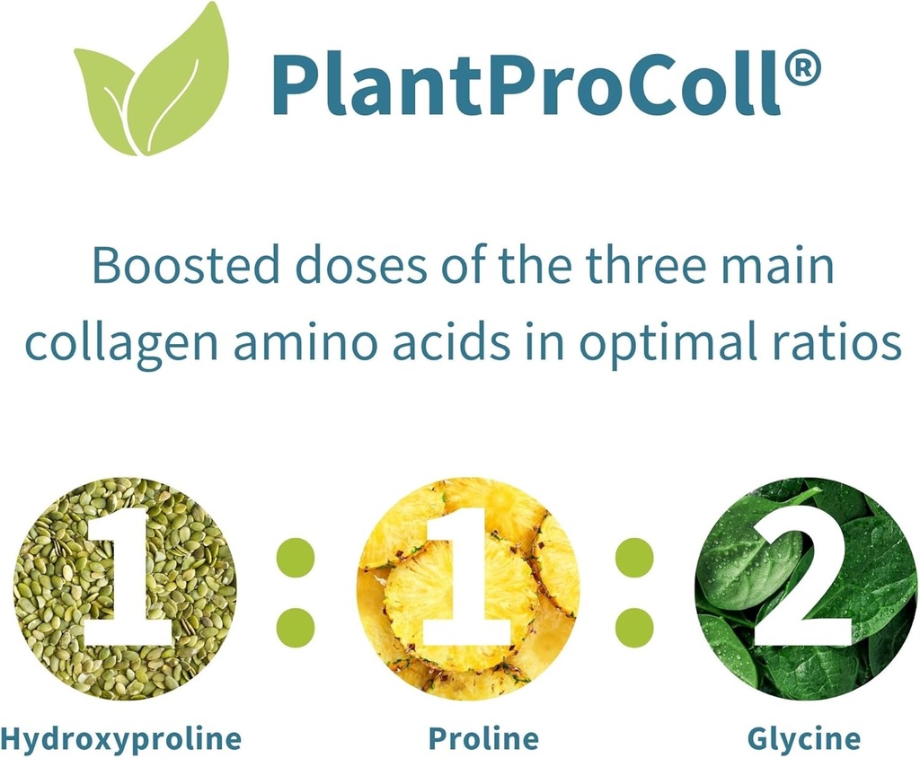 Igennus Advanced Vegan Vanilla Collagen Peptide Powder, Enhanced with Glycine, Proline & Hydroxyproline & Cofactor Vitamin C, Non GMO, Vegetarian Plant Based Collagen Powder Booster, 35 Servings 6