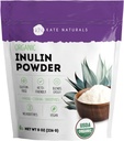 Kate Naturals Inulin Powder Organic from Blue Agave (8oz) Soluble Prebiotic Fiber for Coffee, Yogurt & Smoothies 2