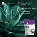 Kate Naturals Inulin Powder Organic from Blue Agave (8oz) Soluble Prebiotic Fiber for Coffee, Yogurt & Smoothies 3