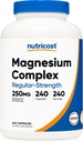 Nutricost Magnesium Complex 250mg, 240 Capsules - Magnesium Oxide, Citrate, and Glycinate - Gluten Free and Non-GMO 2