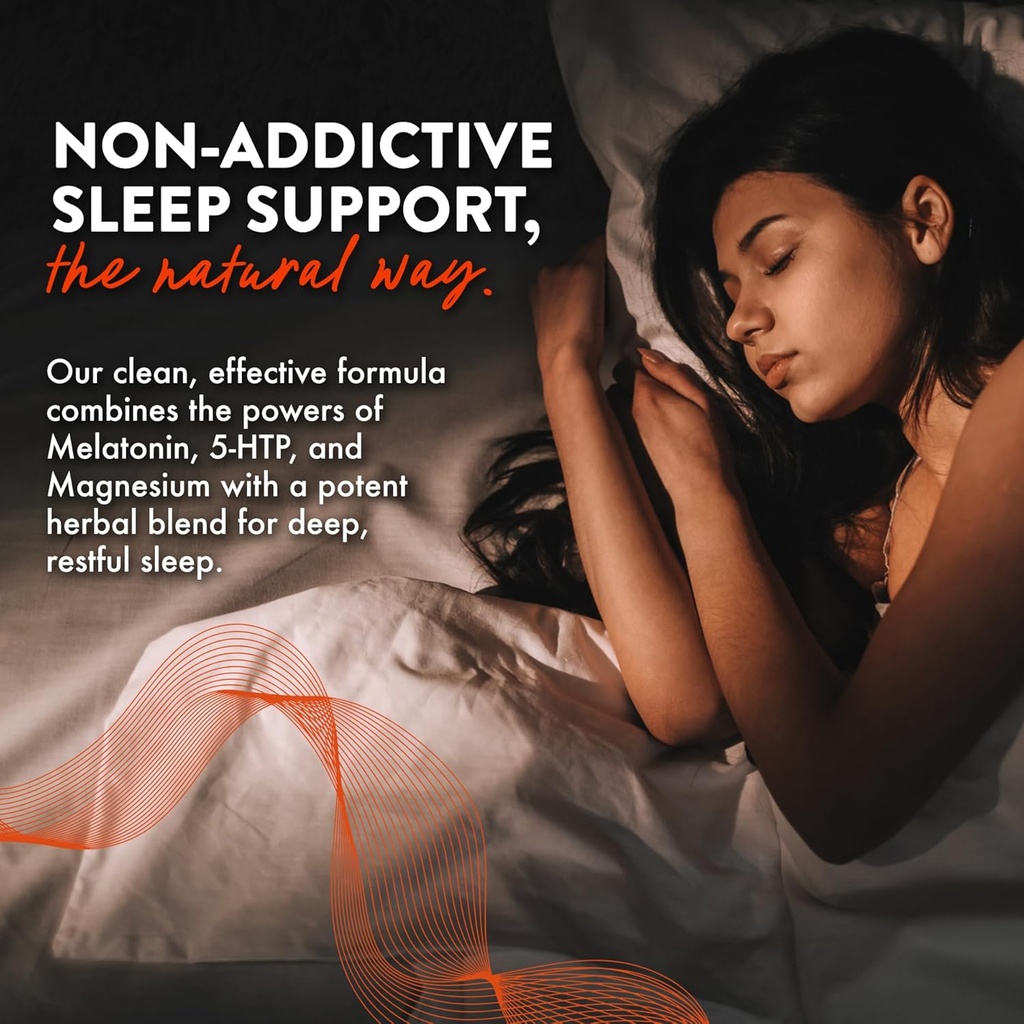 Mt. Angel Vitamins - Sleepy Sleep - Natural Sleep Aid for Adults with Melatonin and Plant Extracts - Non-Habitual Sleep Supplement - 60 Capsules 4