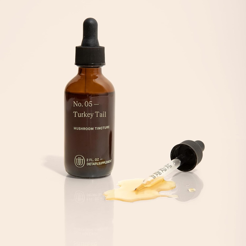 Turkey Tail Mushroom Extract - Double Extracted Fruitbody Mushroom Tincture | Immunity Booster, Manages Inflammation, Soothes Aches, Healthy Digestive Function, Antioxidants (60 Servings) 3