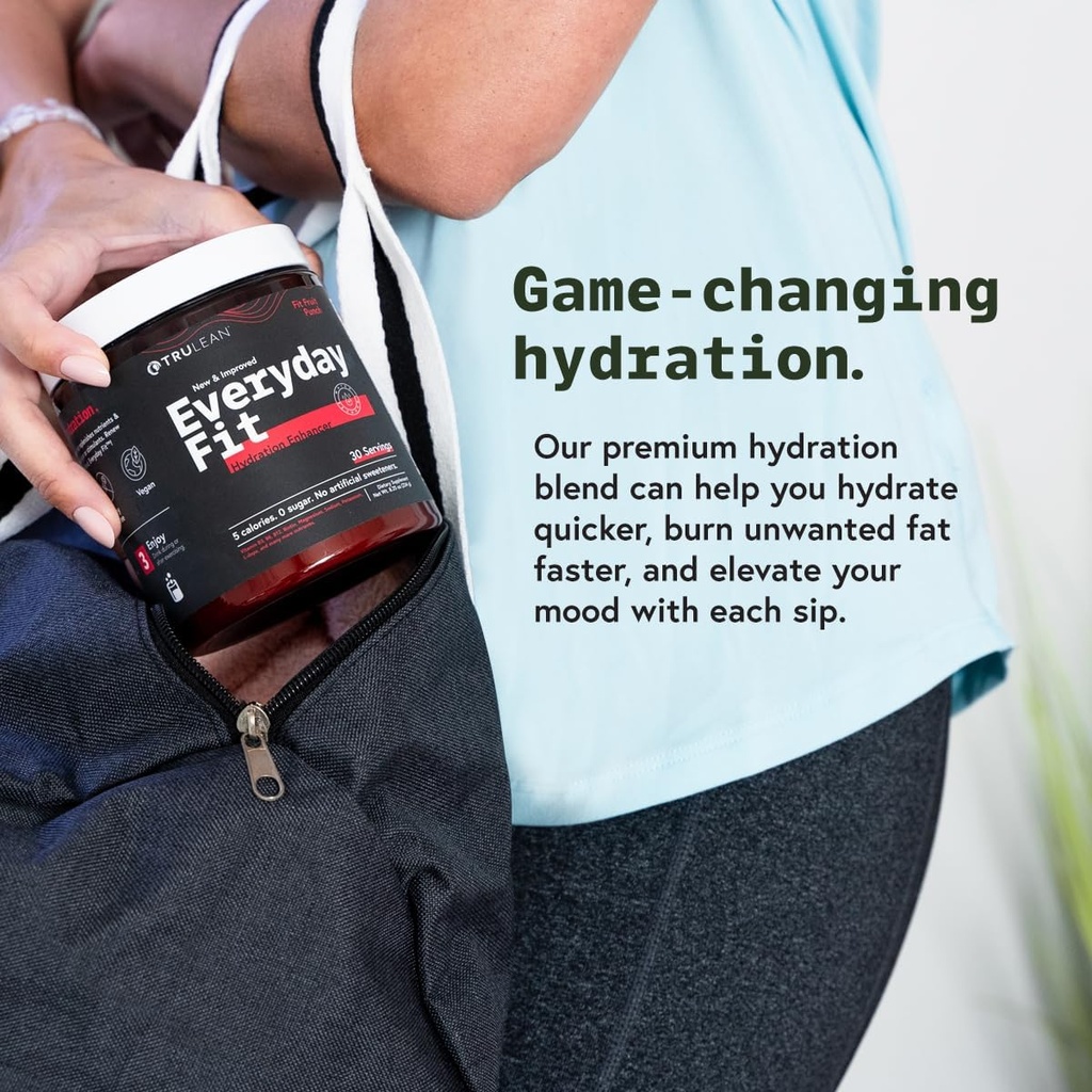 TRULEAN Everyday Fit Water Enhancer Sugar Free Electrolyte Powder Drink BCAA Blend Keto Amino Acid Supplement Delicious Fruit Punch 30 Servings (Pack of 1) 6