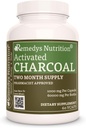 Remedy's nutrition Activated Charcoal | 1,000 mg, 60 Vegan Capsules Dietary Supplement 2