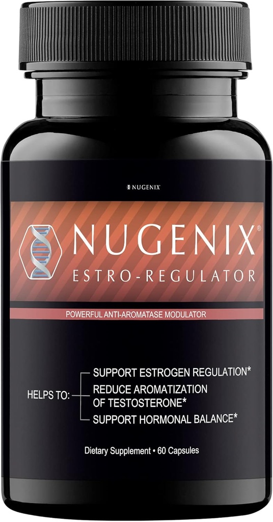 Nugenix Estro-Regulator - DIM Supplement, Estrogen Blocker for Men and Aromatase Inhibitor, Testosterone Booster - 60 Capsules 2