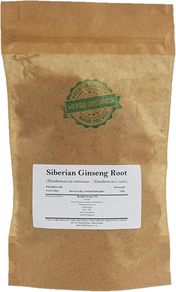 Herba Organica Siberian Ginseng Root - Eleutherococcus Senticosus L - Herbal Tea (100g) 2