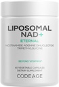 Codeage Liposomal NAD+ Supplement - NAD Nicotinamide Adenine Dinucleotide Coenzyme Pills - 500 mg NAD+ Per Serving & Betaine Anhydrous - Liposomal Delivery - Vegan, Non-GMO, Gluten-Free - 60 Capsules 2