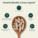 Burdock Root Organic and Bladderwrack 10 in 1 Immunity Booster Power Blend with Irish Sea Moss, Ashwagandha and Black Seed Supplement for Men and Women, Seamoss Pills Herbal, Vegan - 60 Capsules 5