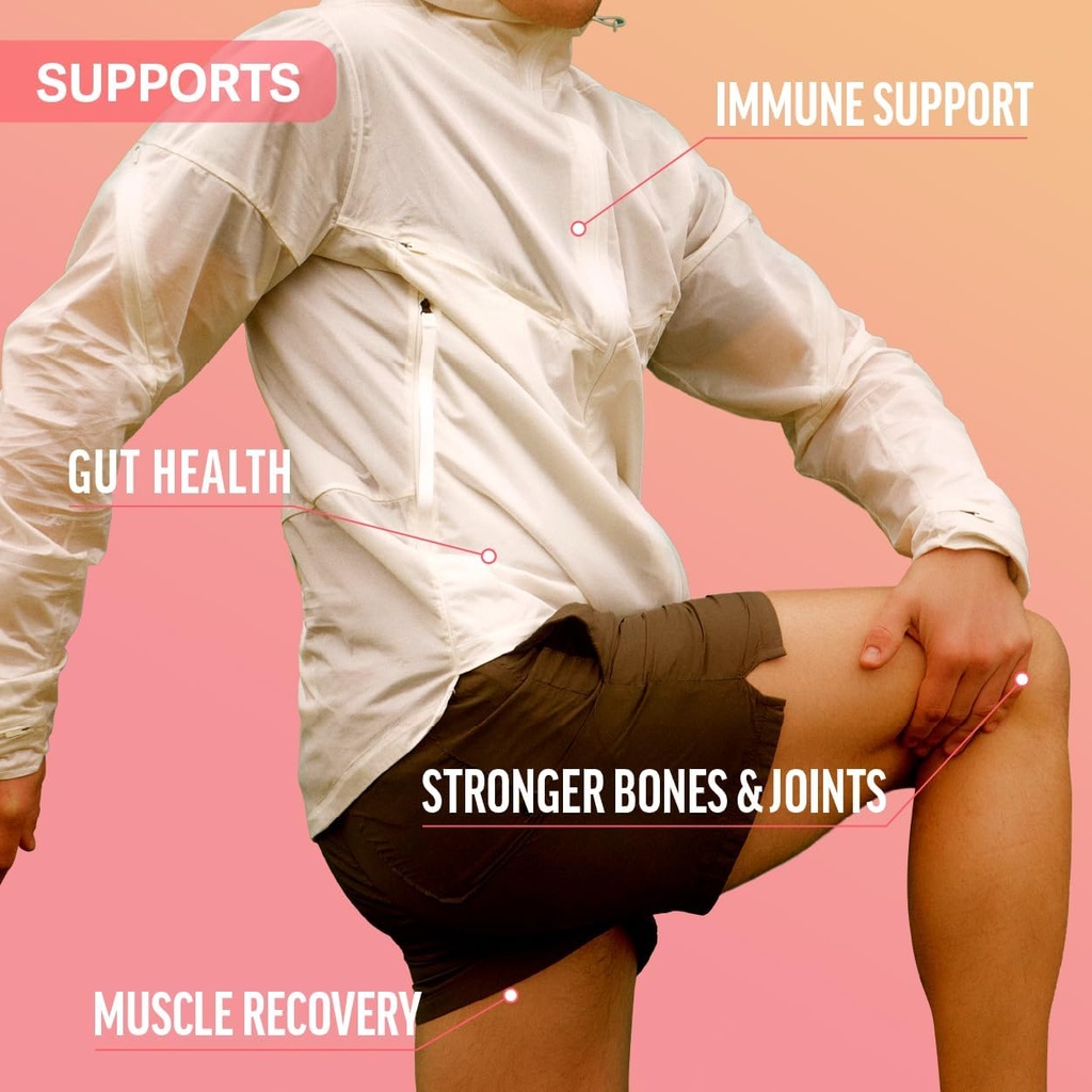 Zest Colostrum Supplement Gummy Chews for Adults - Ethically Sourced High IgG for Hair Health, Gut, Immunity, Bloating, Skin & Nails - Keto & Gluten Free - Peach Flavor (60 Gummies, 1,000mg Colostrum) 5