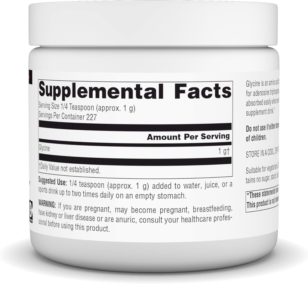 SOURCE NATURALS Glycine, 8 Ounce 4