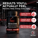 HGH Supplements for Men & Women - Regains Starter Pack, Natural Anabolic Muscle Growth Building GH & Human Growth Hormone for Men, Muscle Builder for Men, Muscle Recovery Supplement, 30 Protein Pills 5