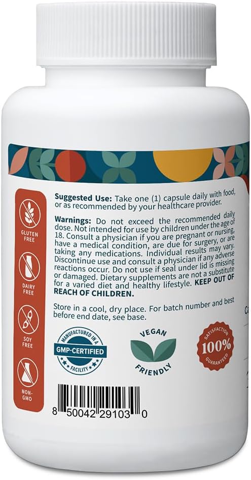 Pattern Wellness CoQ10 – 200mg Ubiquinone with BioPerine® Black Pepper Extract – Cellular Energy & Vitality Support – Non-GMO – 30 Vegan Capsules* 3