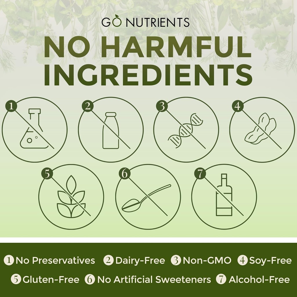 Go Nutrients Liquid Vitamin D3 with K2 (MK-7) & Liquid Chlorophyll | Sodium Copper Chlorophyllin Supplement | Vegan-Friendly 3