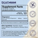 Magnesium Glycinate Capsules 380mg, Magnesium Supplement for Muscle, Heart, Nerve Support, 45 Sevings High Absorption, Non-GMO & Gluten Free - 90 Counts 3