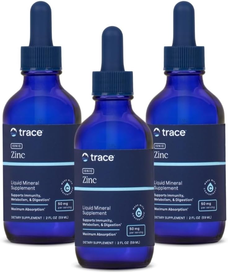 Trace Minerals Ionic Zinc - Immune System Support Supplement - Essential Mineral Supplement with Magnesium, Copper & Chloride - Healthy Skin & Growth Support - 2 fl oz (About 144 Servings) 2