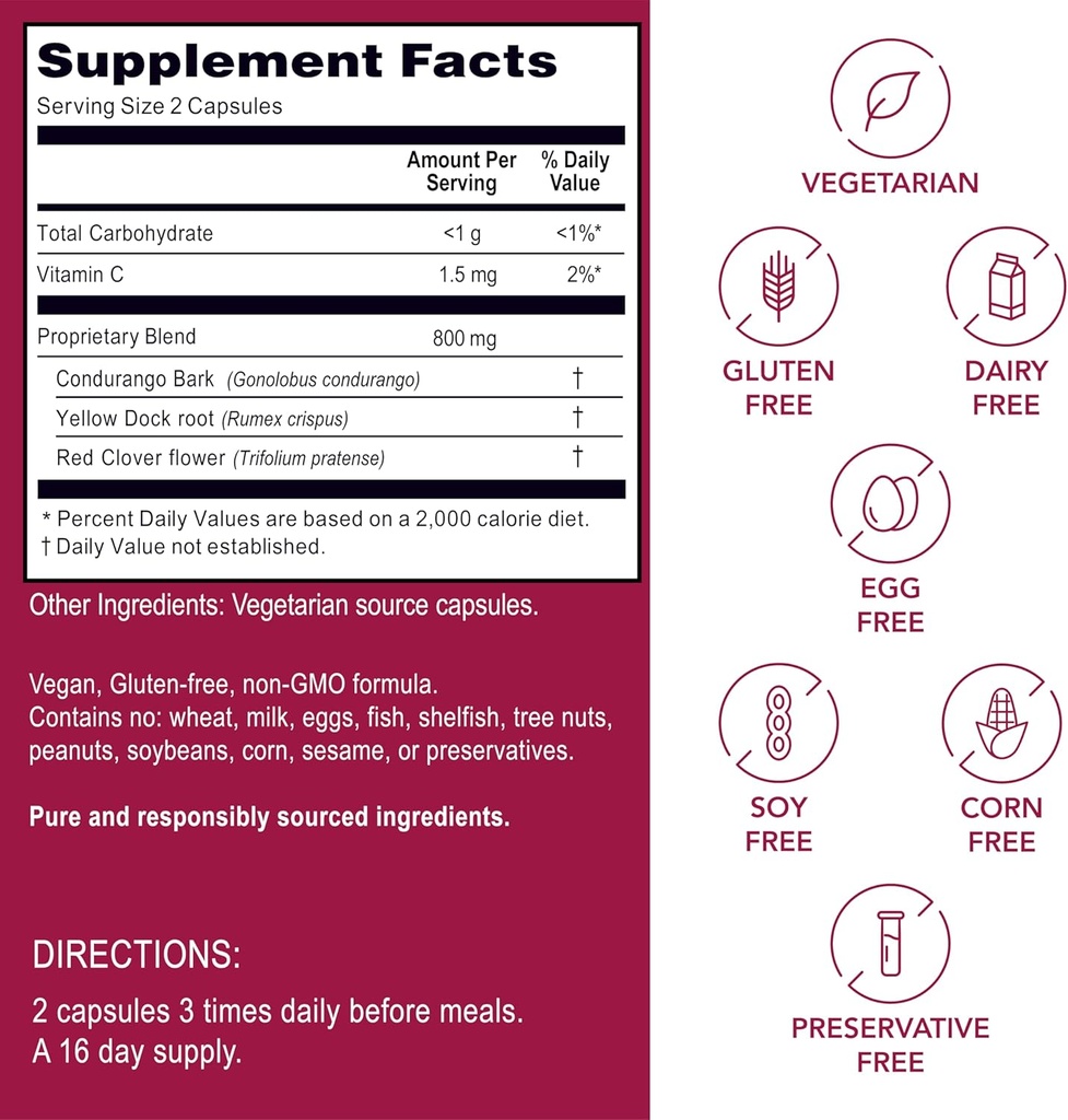 Kroeger Herb Products, Candida Formula #1, Detoxification for Natural Candida Cleanse, Helps Gut and Vaginal Health, Yeast Supplement, Candida Overgrowth, Non-GMO, Intestinal Supplement, Made in USA 5
