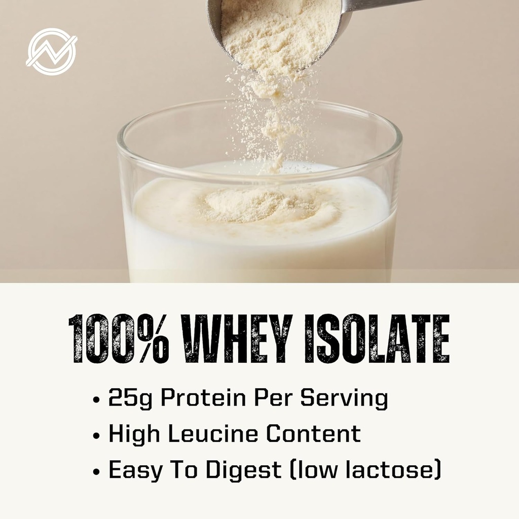 Outwork Nutrition Whey Isolate Protein Powder - Accelerates Muscle Building & Recovery - Low Lactose, Gluten-Free - Post Workout Supplement - Enhanced Protein Synthesis, Vanilla, 1.6lbs 3