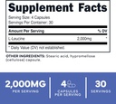 Type Zero L-Leucine Capsules (2000mg per Serving) 120 Capsules - 30 Servings 3
