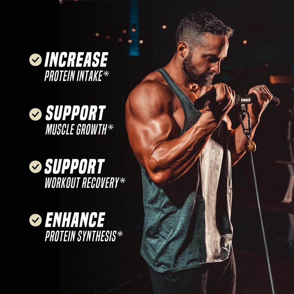 Outwork Nutrition Whey Isolate Protein Powder - Accelerates Muscle Building & Recovery - Low Lactose, Gluten-Free - Post Workout Supplement - Enhanced Protein Synthesis, Vanilla, 1.6lbs 4