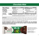 Nugo Slim Dark Chocolate Mint, 18g Vegan Protein, 3g Sugar, 6g Fiber, Low Net Carb, Keto Friendly, Gluten Free, 24 Count 3